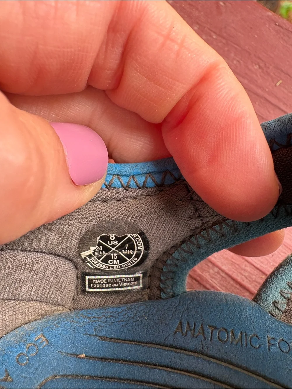 KEEN Kids Gray and Blue Closed-Toe Sandals